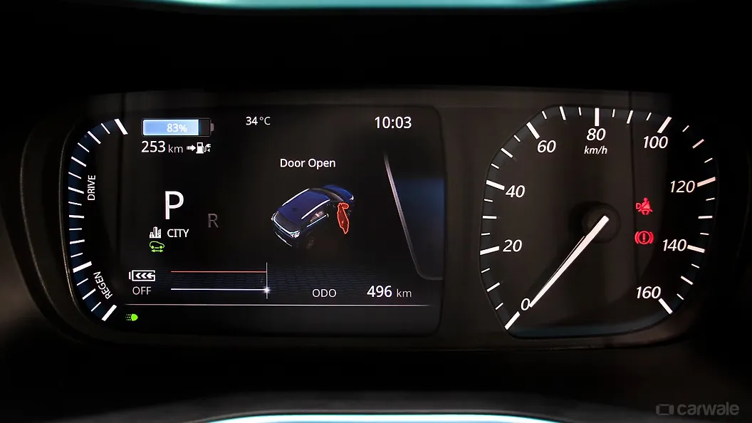 Nexon EV Max Instrument Cluster Image, Nexon EV Max Photos in India