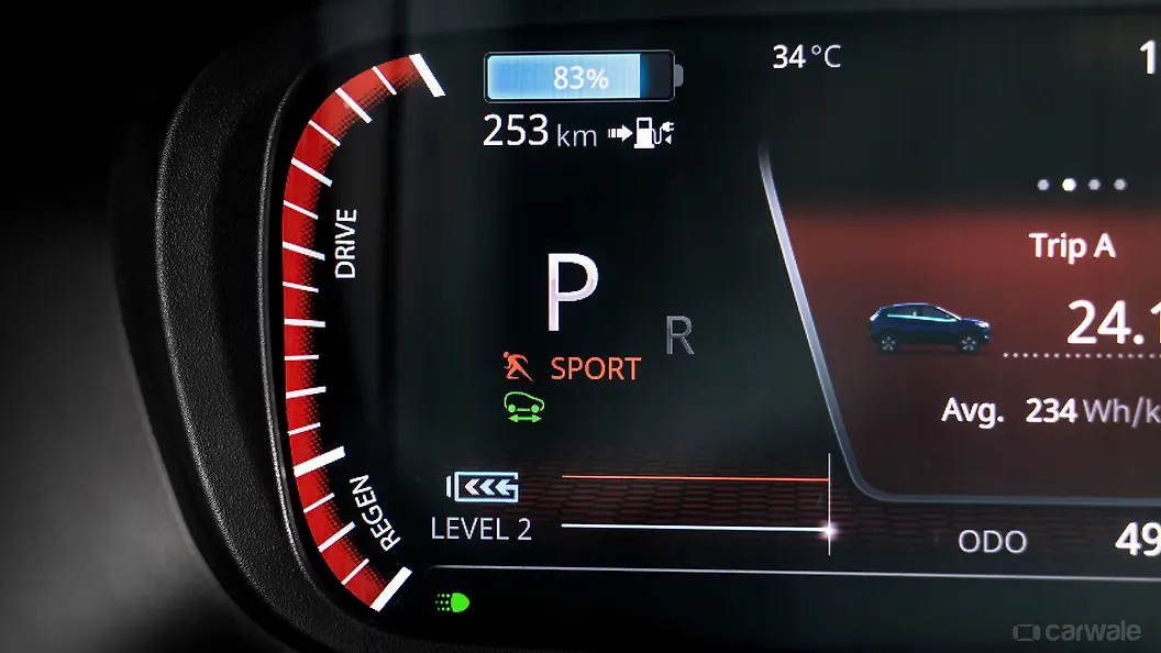 Nexon EV Max Instrument Cluster Image, Nexon EV Max Photos in India