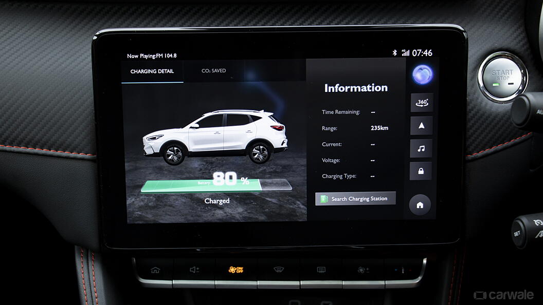 ZS EV Infotainment System Image, ZS EV Photos in India - CarWale