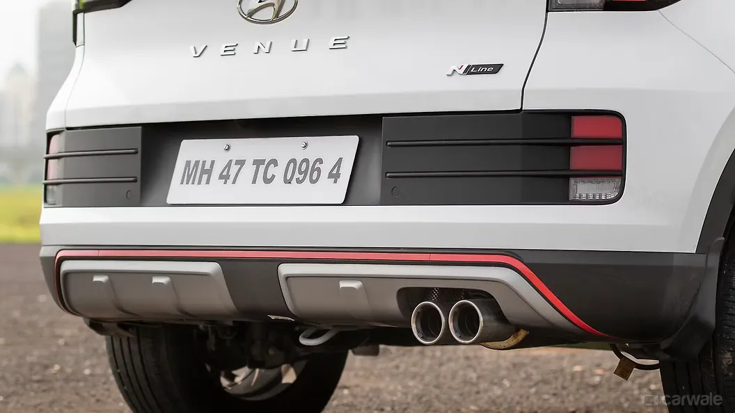 Venue N Line Rear Bumper Image, Venue N Line Photos in India CarWale