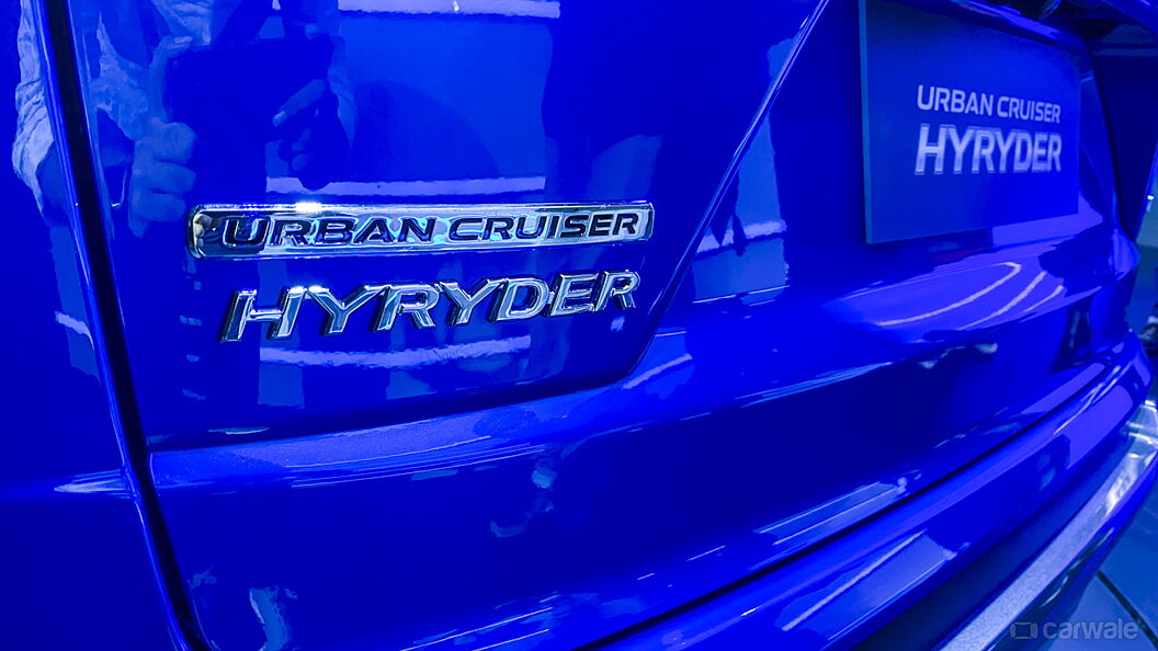 Toyota Urban Cruiser Hyryder Rear Logo