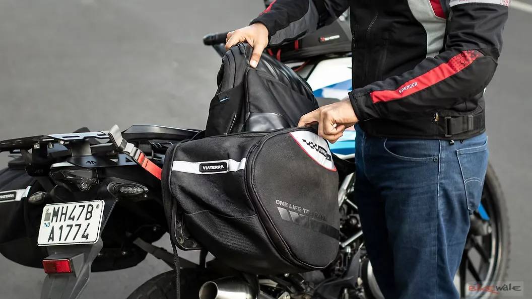 KTM 390 Adventure Saddle Bag Image BikeWale