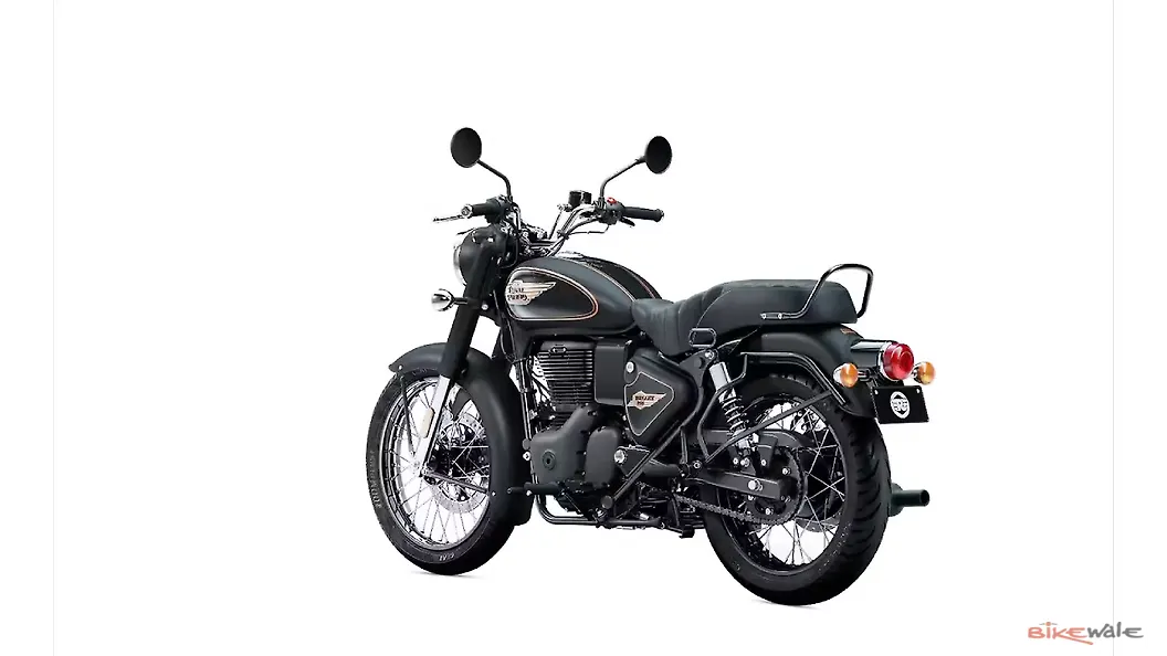 Royal Enfield Bullet 350 Left Rear Three Quarter Image – BikeWale