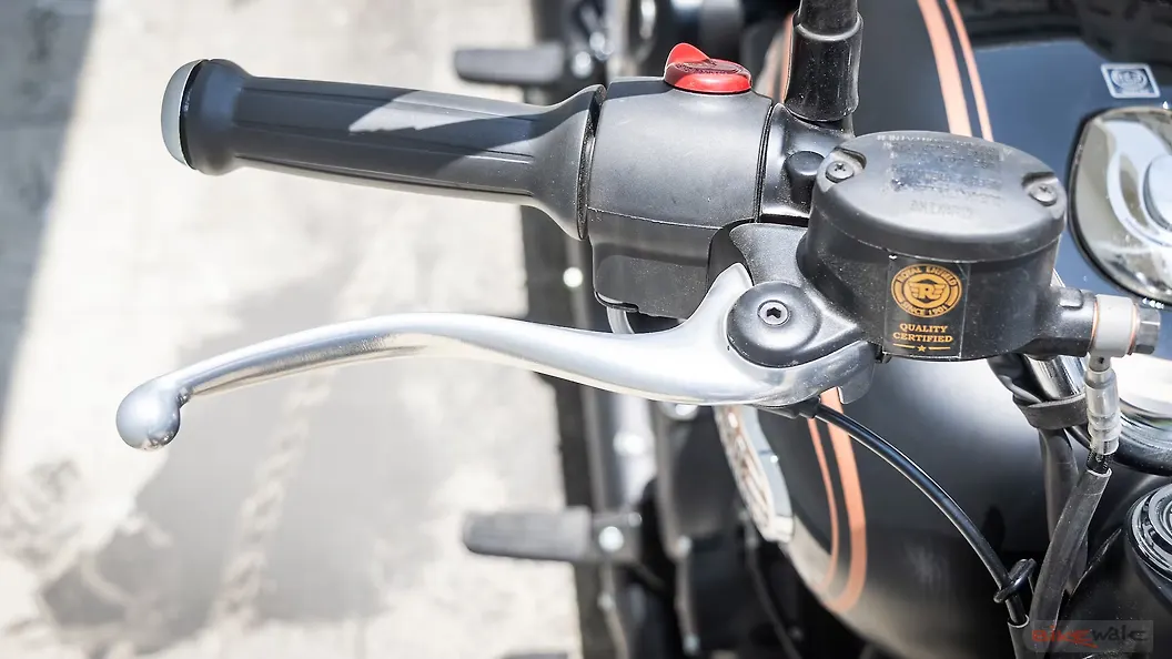Royal Enfield Bullet 350 Front Brake Lever Adjuster Image BikeWale