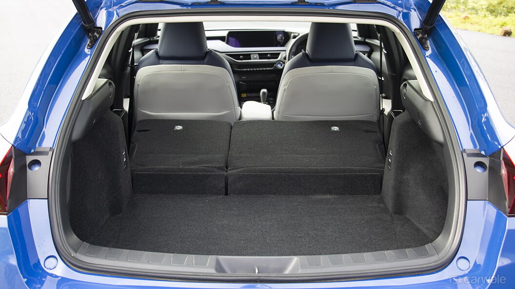 UX 300e Bootspace Rear Seat Folded Image, UX 300e Photos in India - CarWale