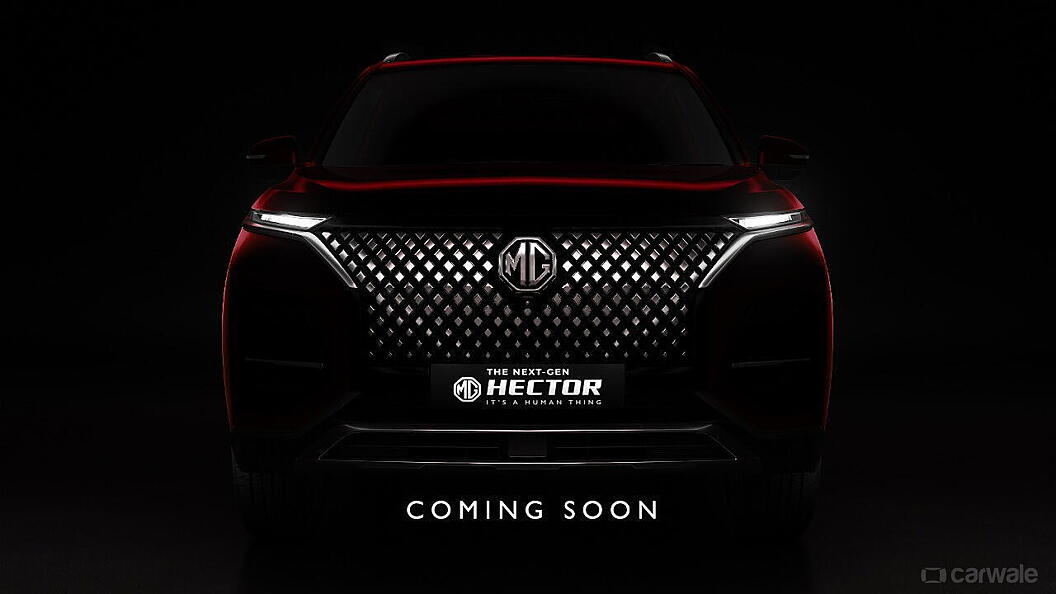MG Hector Facelift Front View