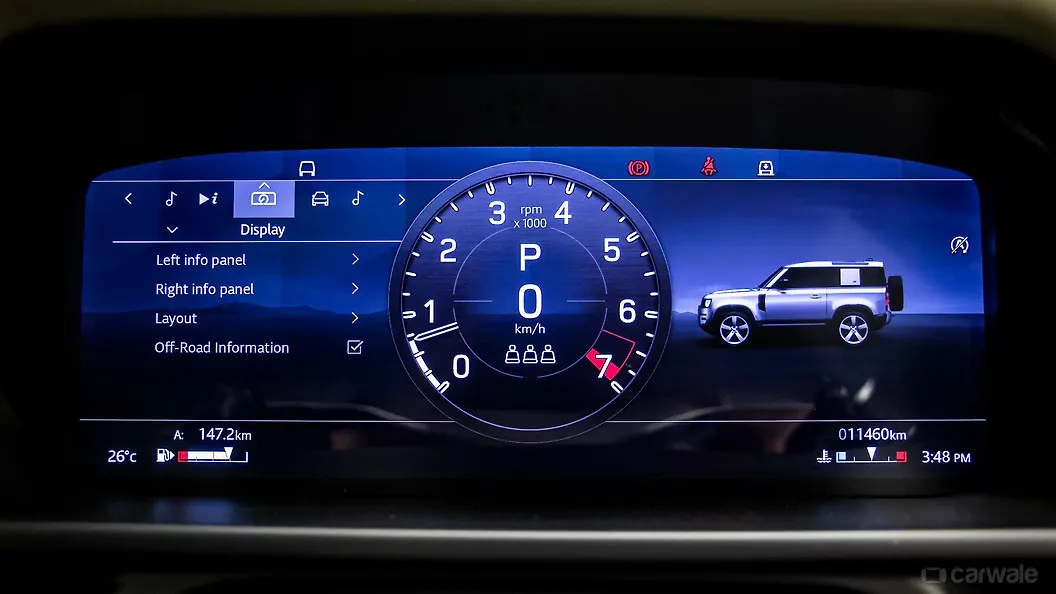 Defender Instrument Cluster Image, Defender Photos in India - CarWale