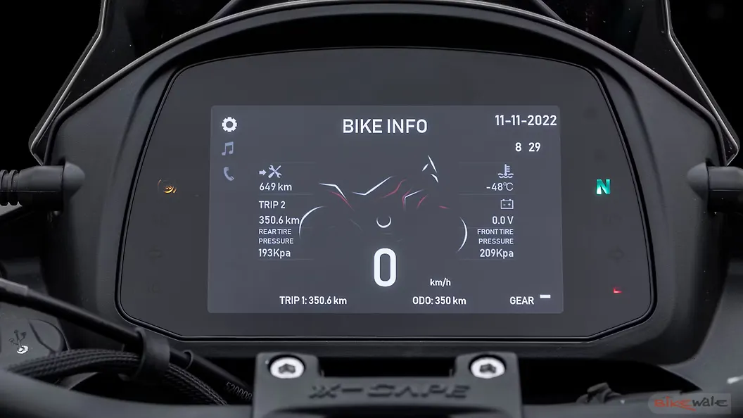Moto Morini X-Cape TFT / Instrument Cluster Image – BikeWale