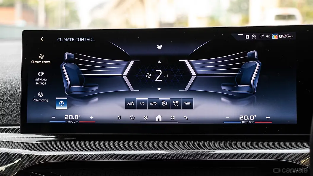 BMW M340i AC Controls