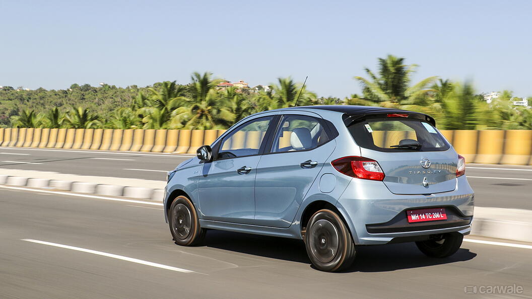 Tiago EV Left Rear Three Quarter Image, Tiago EV Photos in India - CarWale