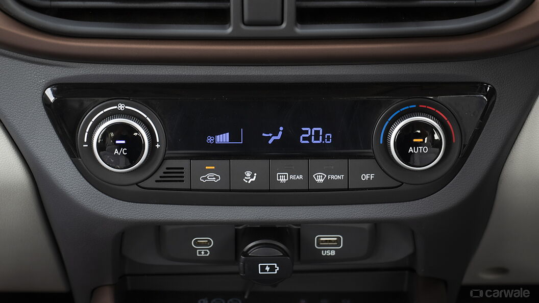 Hyundai Aura AC Controls