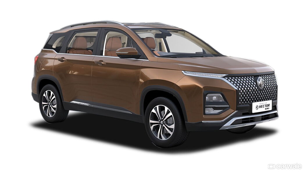 MG Hector Plus Right Front Three Quarter