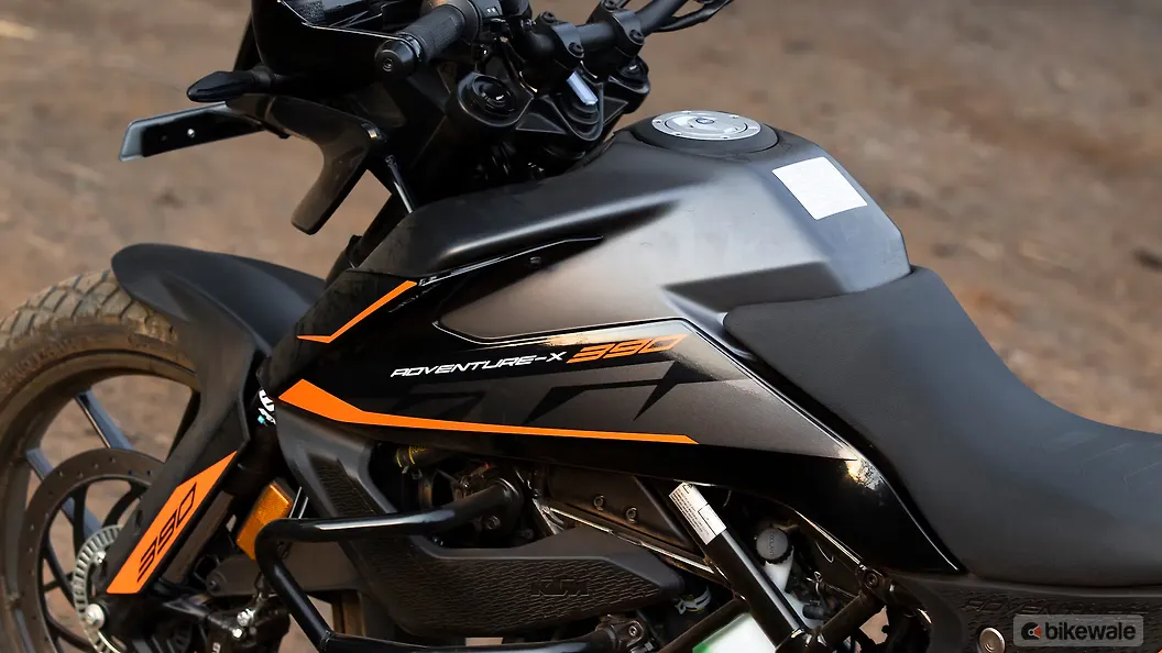 KTM 390 Adventure X Branding/Fuel Tank Decal Image BikeWale