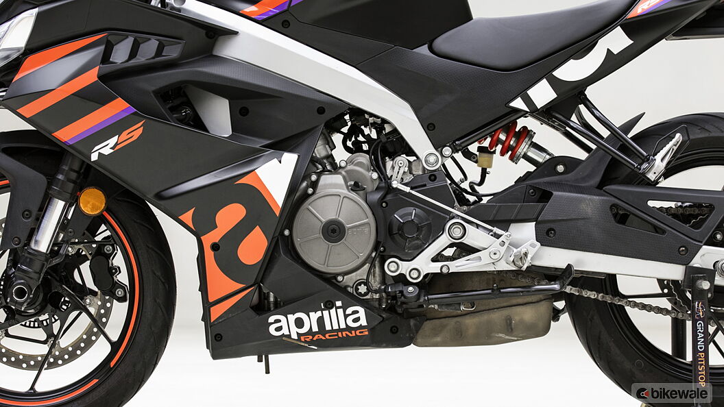 Aprilia Rs 457 Engine From Left Image Bikewale 