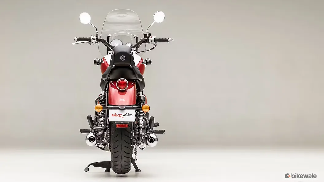 Royal Enfield Super Meteor 650 Rear View Image – BikeWale