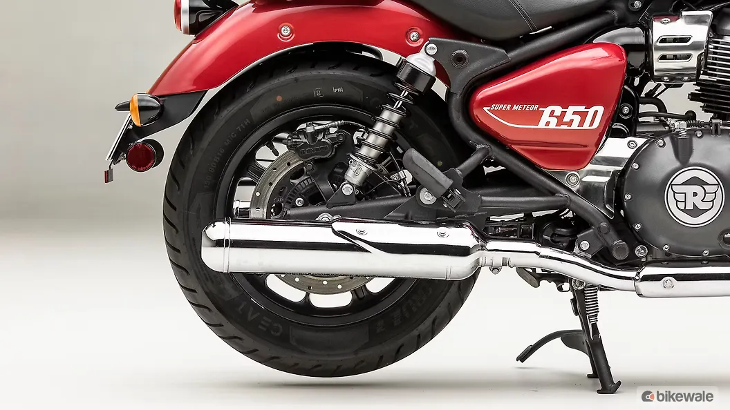 Royal Enfield Super Meteor 650 Rear Wheel Image – BikeWale