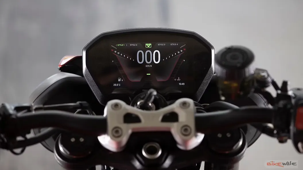 Triumph Instrument Clusters Triumph Street Triple RS TFT / Instrument Cluster Image – BikeWale