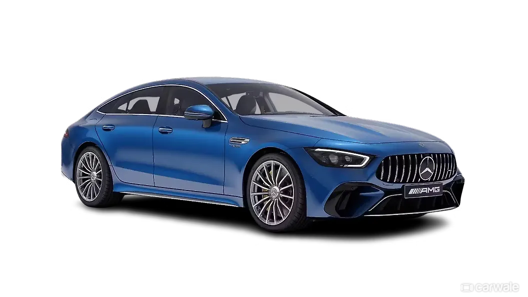 मर्सिडीज़ बेंज़ AMG GT 63 S ई परफ़ॉर्मेंस ठीक सामने तीन चौथाई