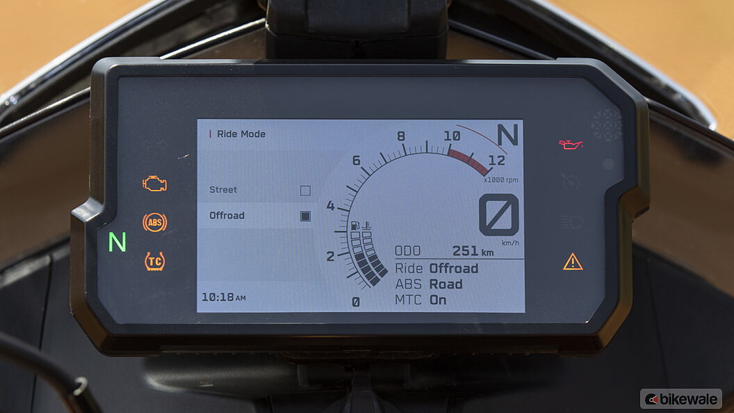 KTM 390 Adventure Tachometer