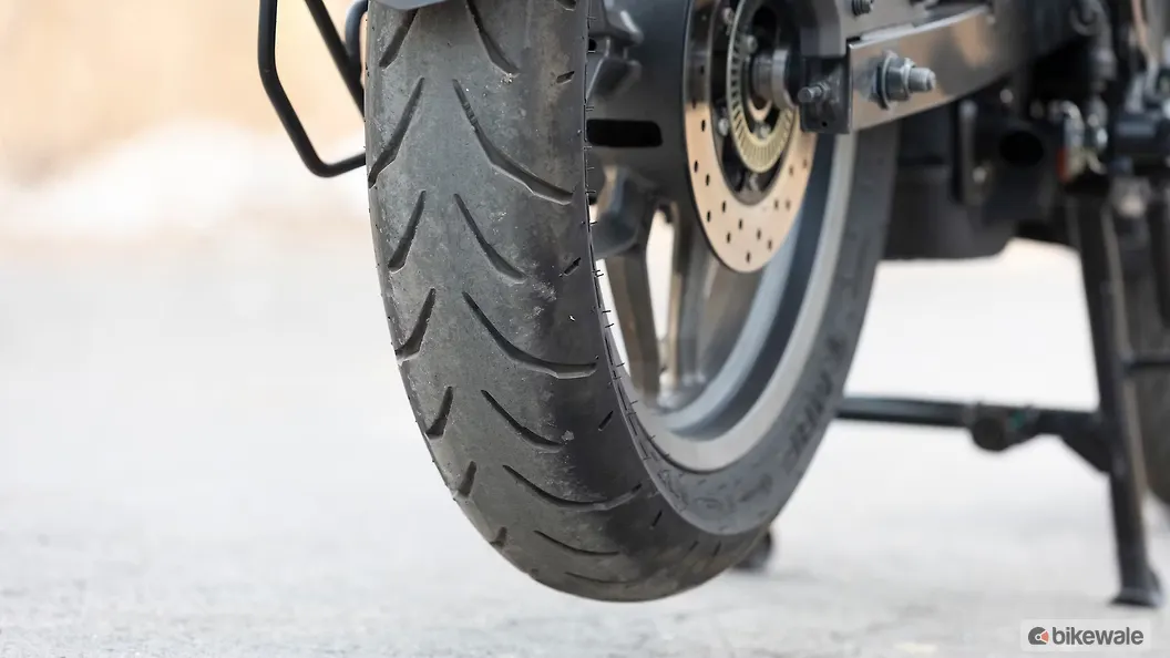 Bajaj Pulsar NS160 Rear Alloy Wheel Image BikeWale