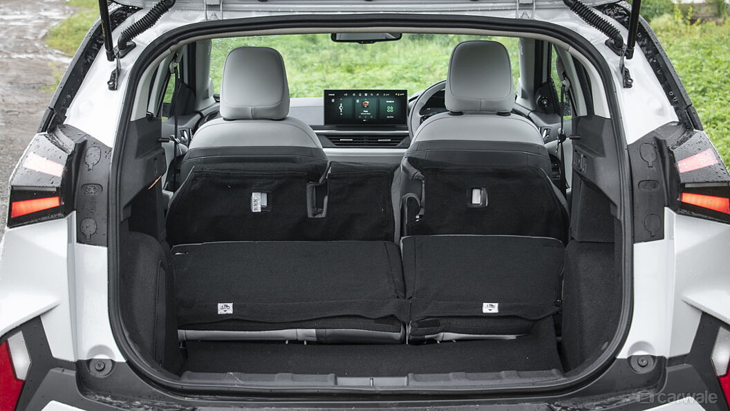 Tata Nexon EV Bootspace Rear Seat Folded