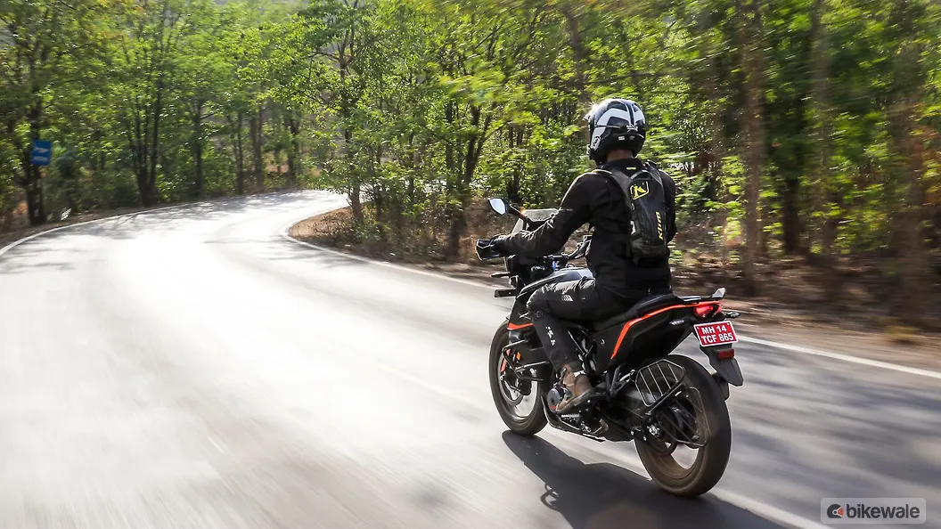 KTM 390 Adventure [2024] Rear View Image – BikeWale