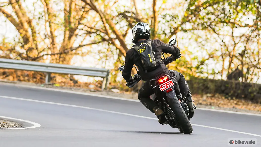KTM 390 Adventure [2024] Rear View Image – BikeWale