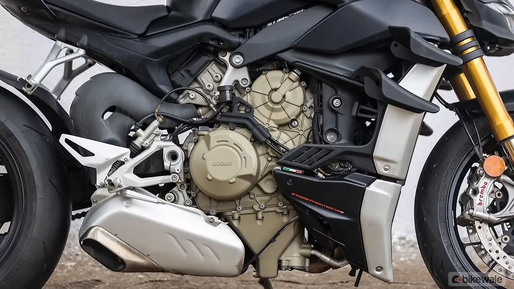 Ducati Streetfighter V4 Engine From Right Image – BikeWale