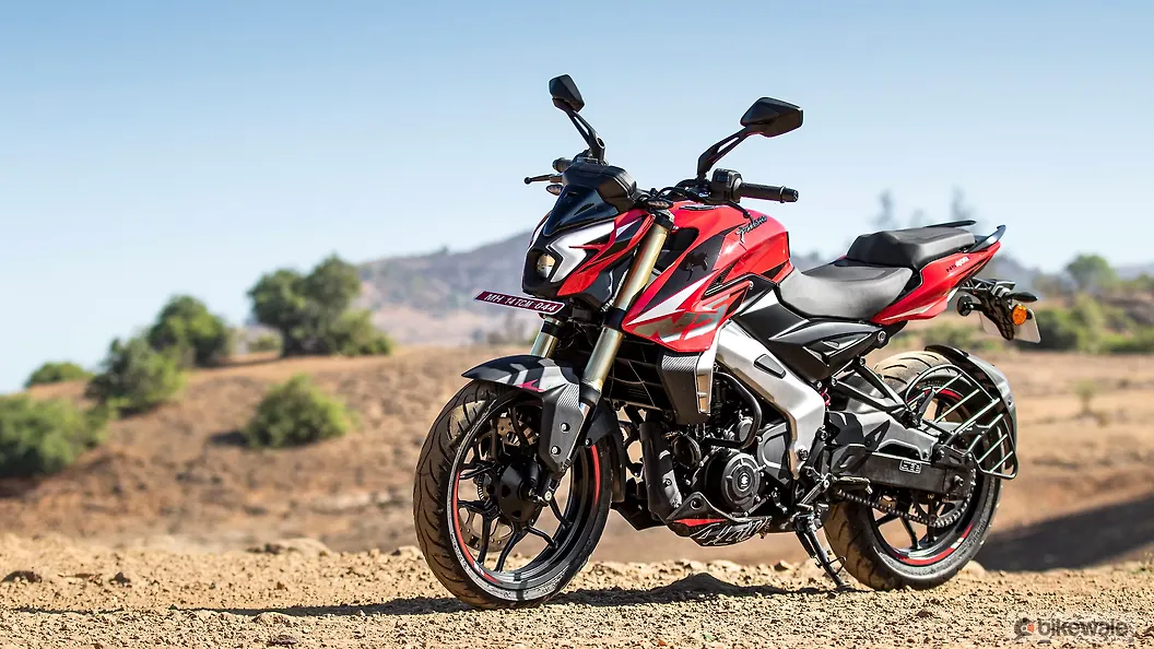 Bajaj Pulsar NS400Z Left Front Three Quarter Image – BikeWale
