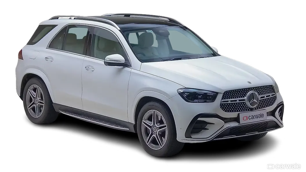 मर्सिडीज़ बेंज़ GLE ठीक सामने तीन चौथाई