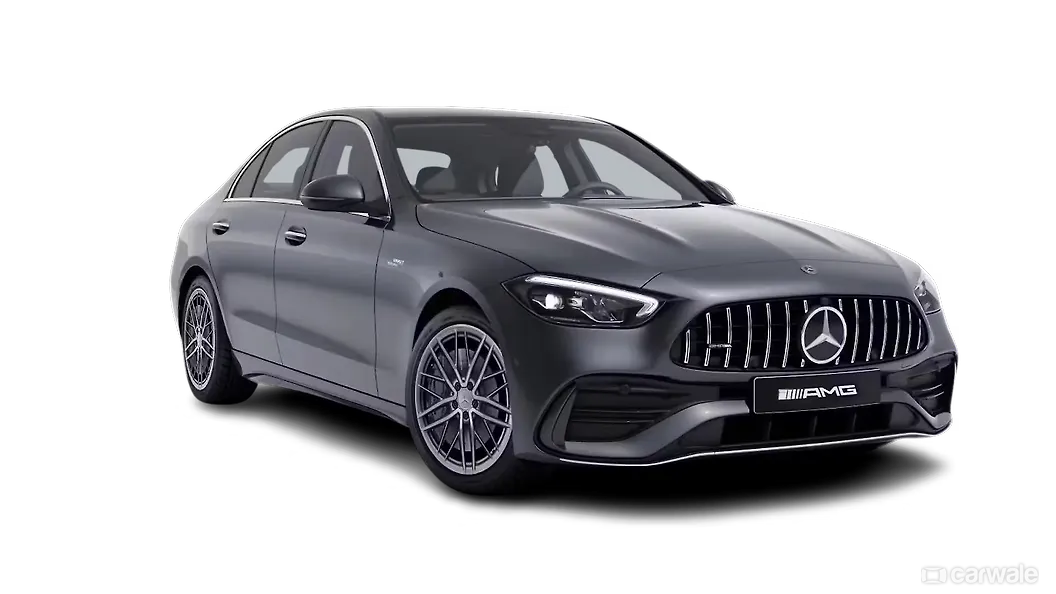 मर्सिडीज़ बेंज़ एएमजी C 43 ठीक सामने तीन चौथाई