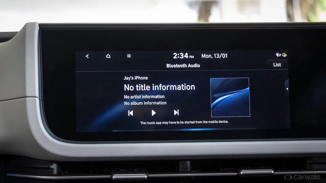 Hyundai Creta Electric Infotainment System