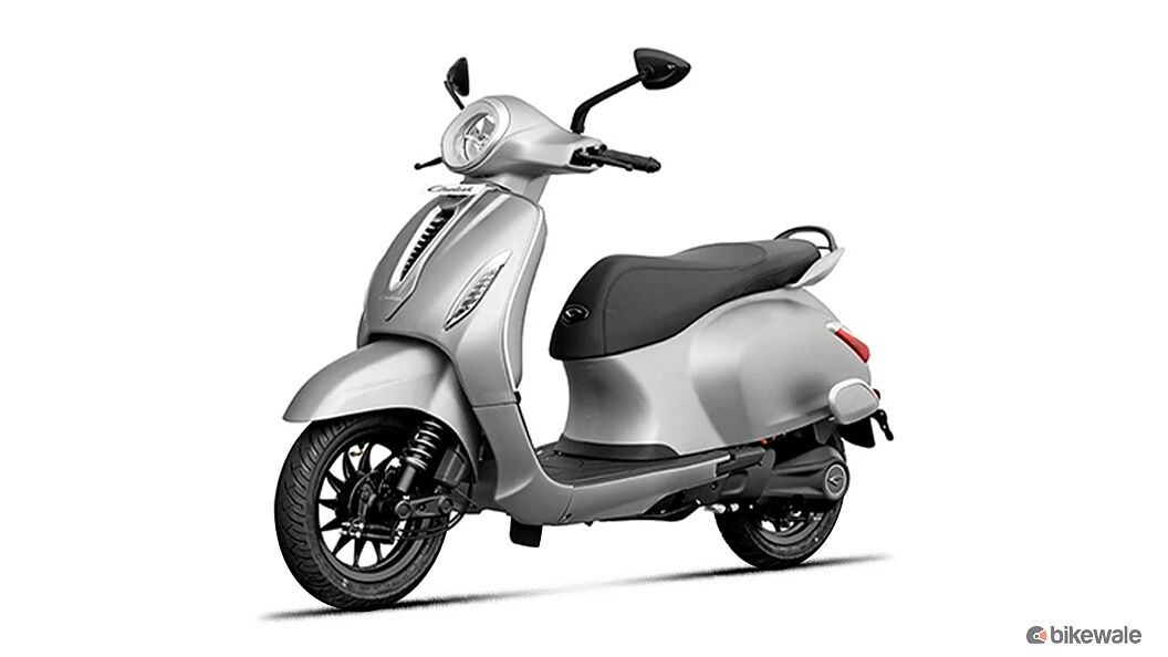 Bajaj Chetak Left Front Three Quarter Image – BikeWale