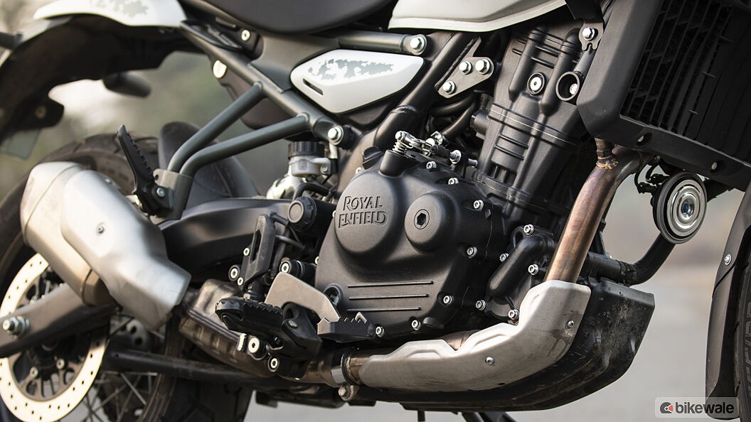 Royal Enfield Himalayan 450 Engine From Right Image – BikeWale