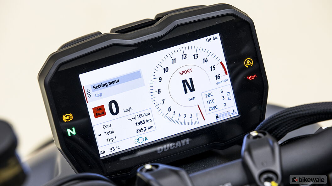 Ducati Streetfighter V4 Speedometer