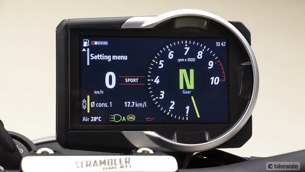 Ducati Scrambler Full Throttle TFT / Instrument Cluster