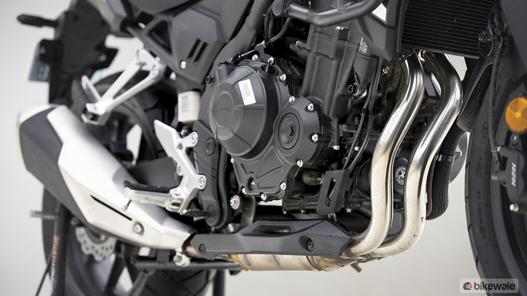 Honda NX500 Engine From Left Image – BikeWale