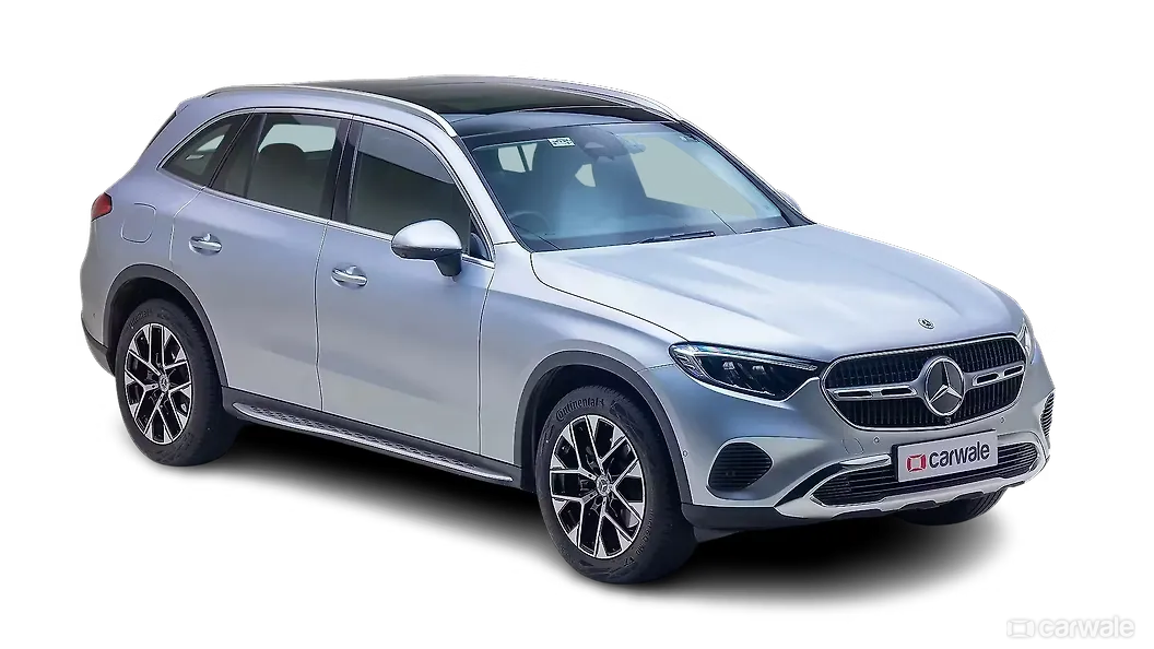 मर्सिडीज़ बेंज़ GLC ठीक सामने तीन चौथाई