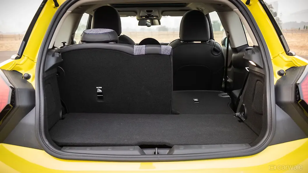 Mini Cooper Bootspace Rear Split Seat Folded