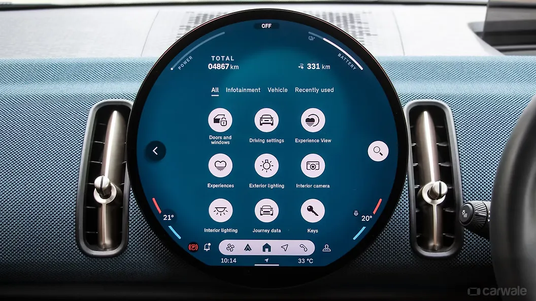 Mini Countryman Electric Infotainment System