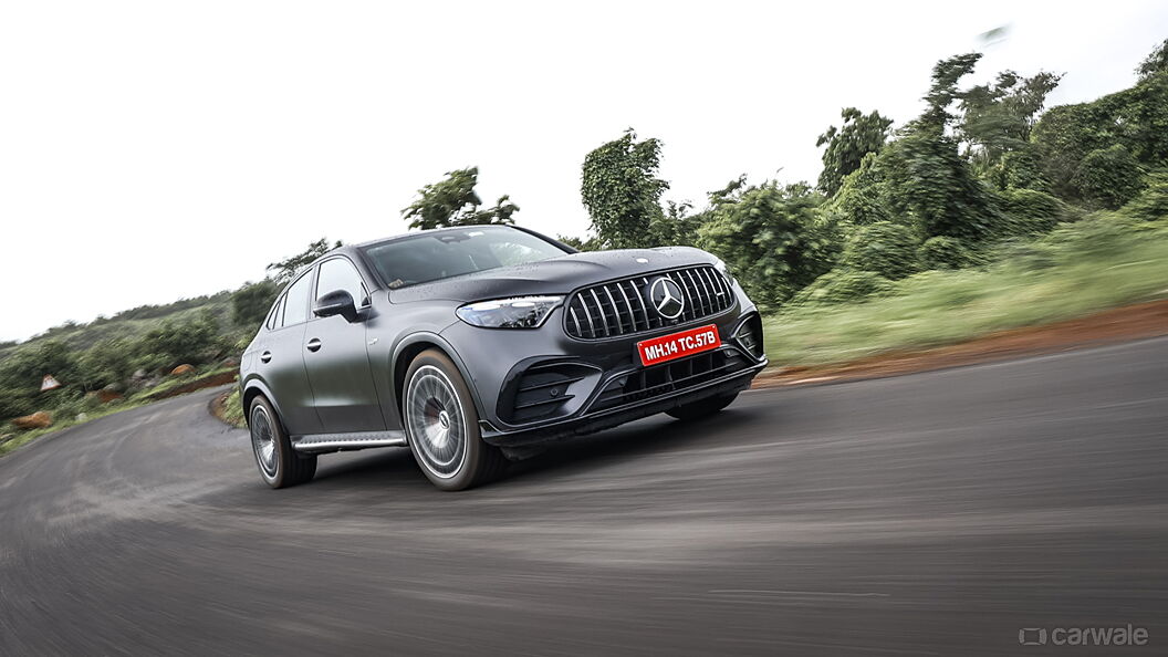 AMG GLC43 Coupe Right Front Three Quarter Image, AMG GLC43 Coupe Photos ...