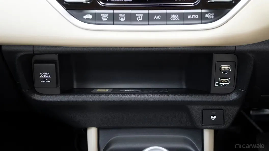 Honda Amaze USB Port/AUX/Power Socket/Wireless Charging