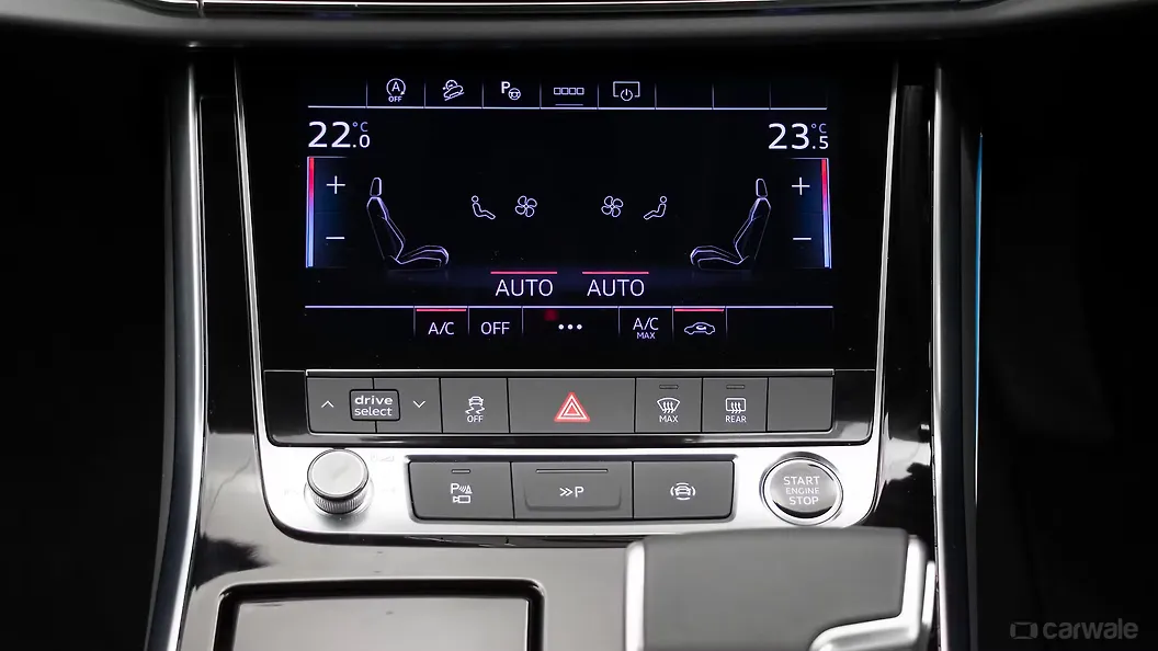 ऑडी Q8 एसी कंट्रोल्स