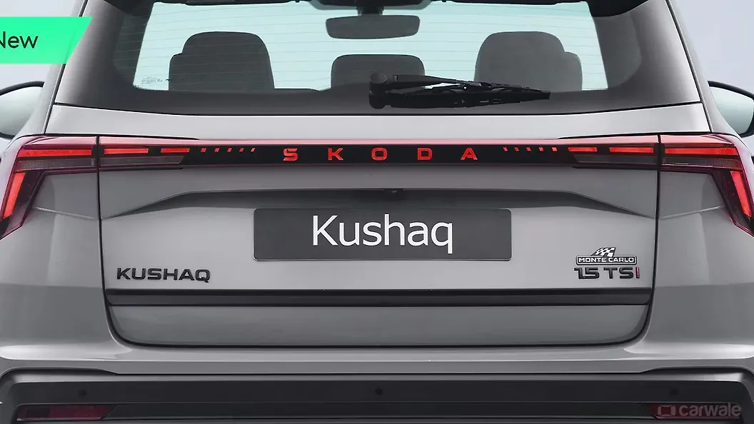 Skoda Kushaq Facelift Rear View