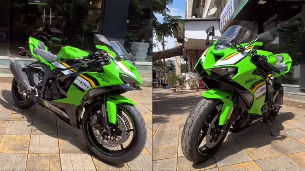 Kawasaki Ninja ZX-6R [2024] Right Front Three Quarter Image – BikeWale