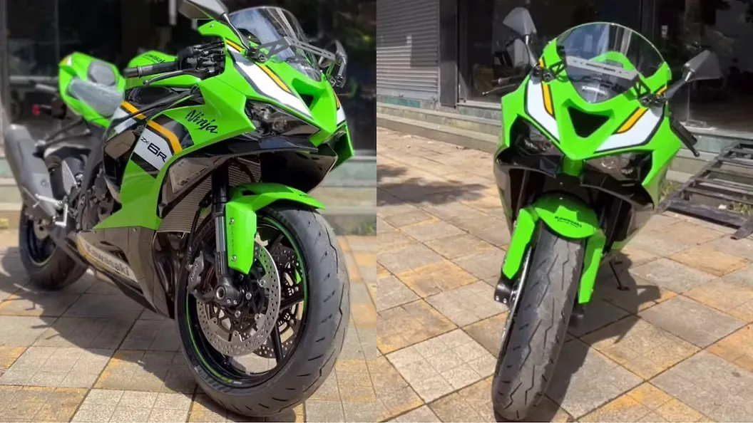Kawasaki Ninja ZX-6R [2024] Right Side View Image – BikeWale