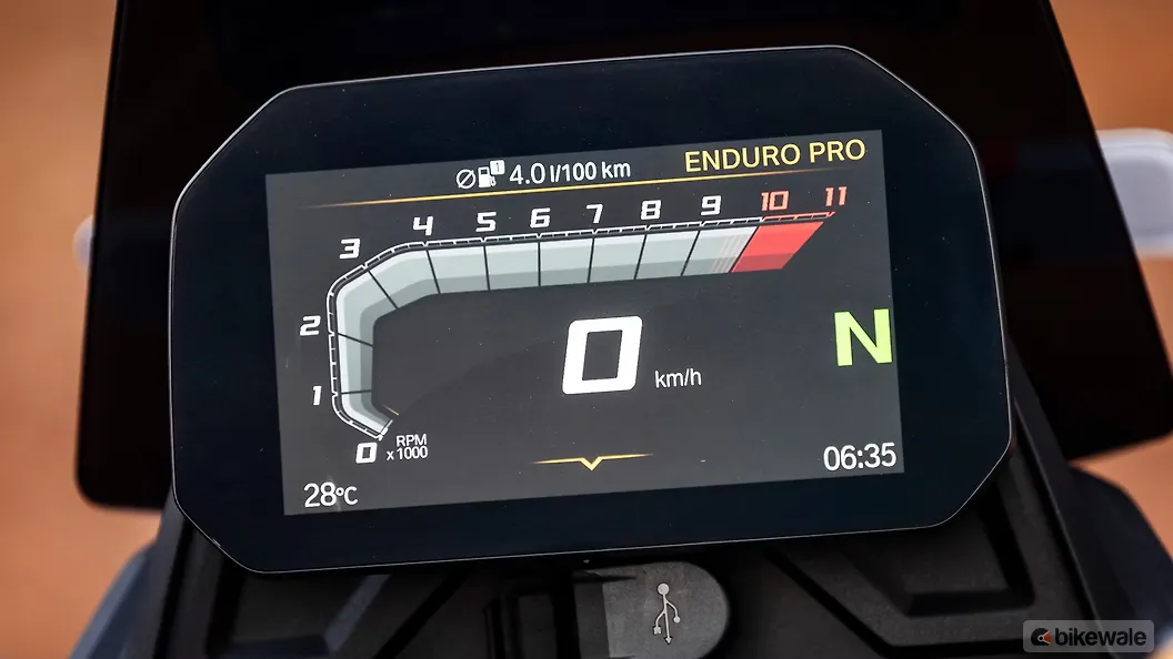 BMW F 450 GS Instrument Cluster Image – BikeWale