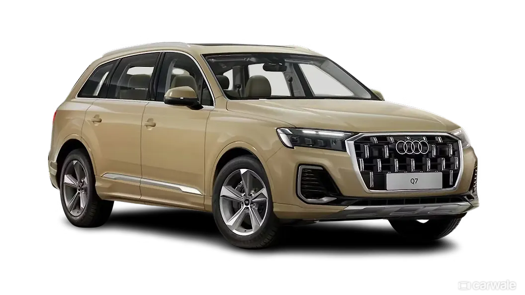 ऑडी q7 ठीक सामने तीन चौथाई