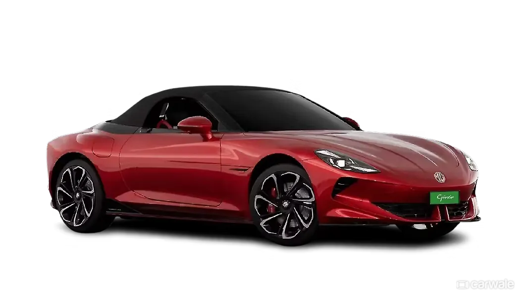 एमजी साइबरस्टर ठीक सामने तीन चौथाई