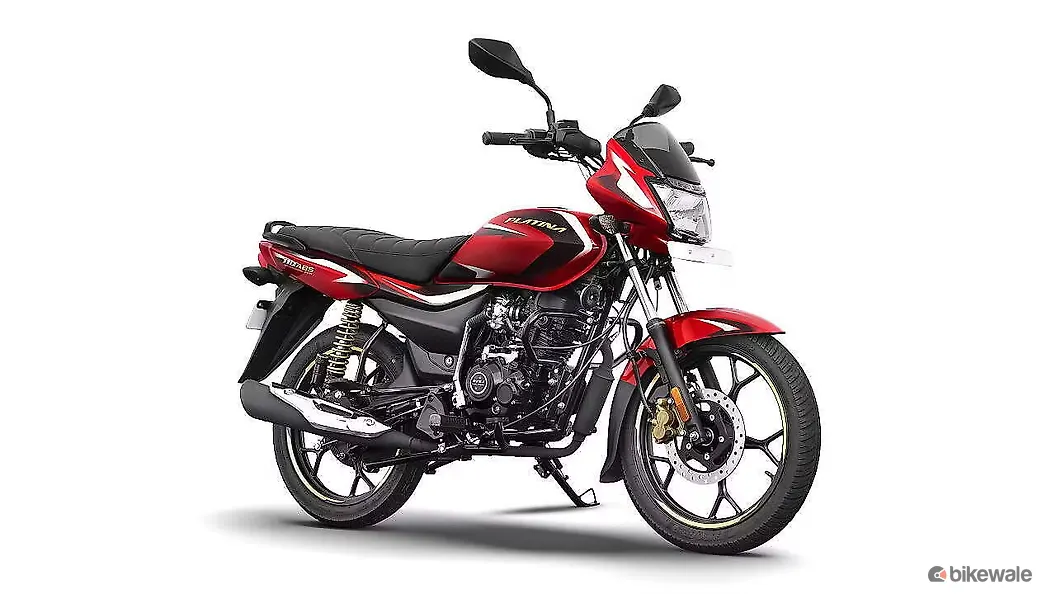 Bajaj Platina 110 Right Front Three Quarter